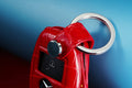 Bespoke Key Fob Cover in Ferrari Red Crocodile