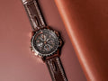 Bespoke Watch Strap in Chocolate Brown Crocodile