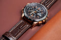 Bespoke Watch Strap in Chocolate Brown Crocodile