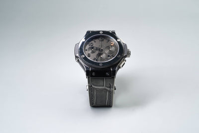 Bespoke Watch Strap in Grey Crocodile