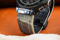 Bespoke Watch Strap in Grey Crocodile