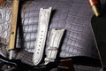 Bespoke Watch Strap in Natural Himalayan Crocodile