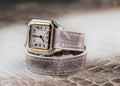 Bespoke Watch Strap in Natural Himalayan Crocodile
