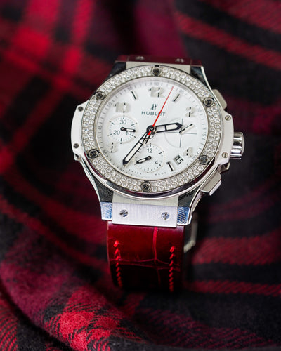 Bespoke Watch Strap in Blood Red Crocodile