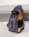 Bespoke Watch Strap in Grey Rubbed Off Crocodile
