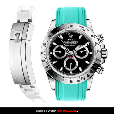 Solitaire Rubber strap for Rolex Daytona (Deployant Clasp)