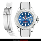 Solitaire Rubber strap for Rolex Yacht Master 40MM (Deployant Clasp)