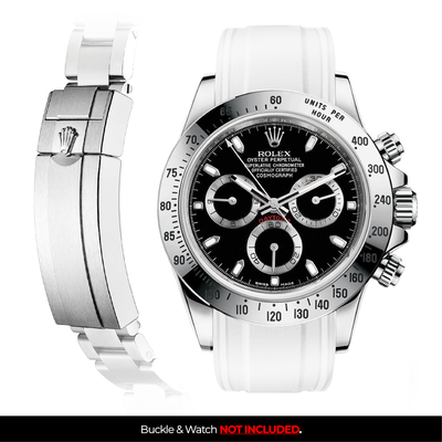 Solitaire Rubber strap for Rolex Daytona (Deployant Clasp)