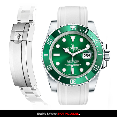 Solitaire Rubber strap for Rolex Submariner 40MM (Deployant Clasp)