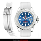 Solitaire Rubber strap for Rolex Yacht Master 40MM (Deployant Clasp)