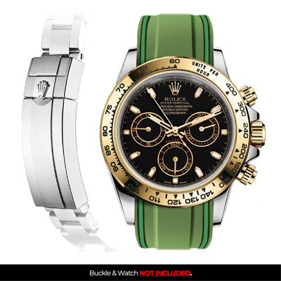 Solitaire Rubber strap for Rolex Daytona (Deployant Clasp)