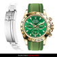 Solitaire Rubber strap for Rolex Daytona (Deployant Clasp)