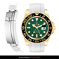 Solitaire Rubber strap for Rolex GMT Master II (Deployant Clasp)
