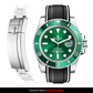 Solitaire Rubber strap for Rolex Submariner 40MM (Deployant Clasp)