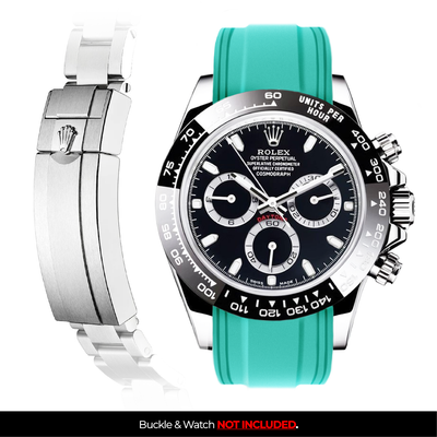 Solitaire Rubber strap for Rolex Daytona (Deployant Clasp)