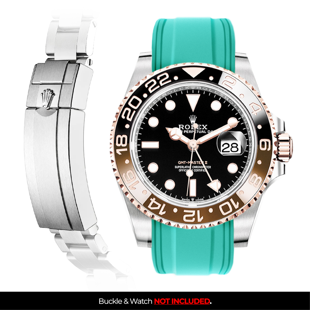 Gmt master ii rubber strap deals