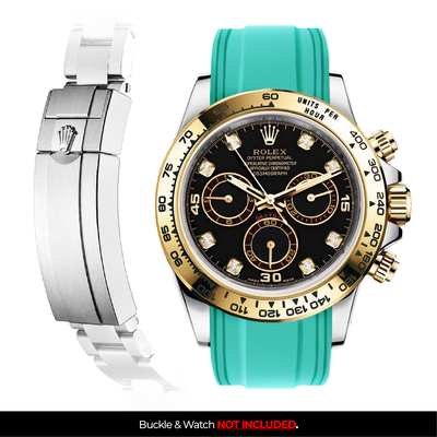 Solitaire Rubber strap for Rolex Daytona (Deployant Clasp)