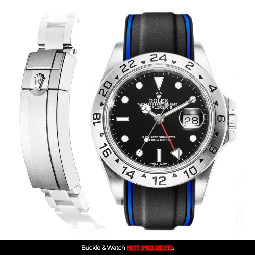 Rolex explorer ii rubber 2025 strap