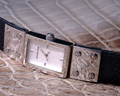 Bespoke Watch Strap in Black Chevre