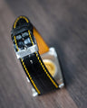Bespoke Watch Strap in Black Crocodile