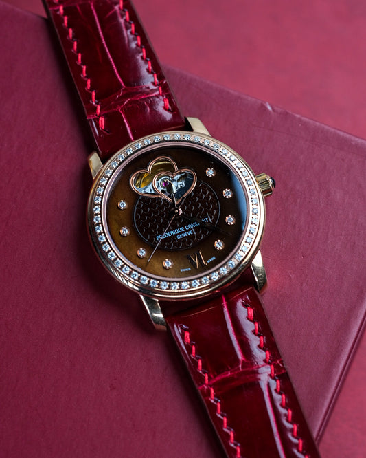 Bespoke Watch Strap in Blood Red Crocodile