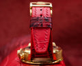 Bespoke Watch Strap in Red Himalayan Crocodile