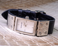 Bespoke Watch Strap in Black Chevre