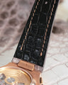 Bespoke Watch Strap in Natural Himalayan Crocodile