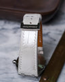 Bespoke Watch Strap in Millennium White Crocodile
