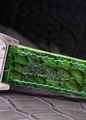 Bespoke Watch Strap in Pine Green Alligator