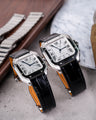 Bespoke Watch Strap in Black Crocodile