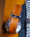 Bespoke Watch Strap in Golden Barenia