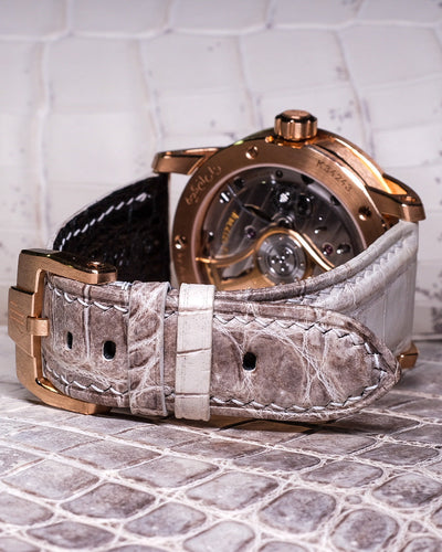 Bespoke Watch Strap in Natural Himalayan Crocodile