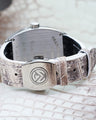 Bespoke Watch Strap in Natural Himalayan Crocodile