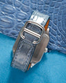 Bespoke Watch Strap in Icy Blue Alligator