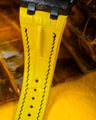 Bespoke Watch Strap in Yellow Crocodile
