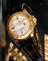 Bespoke Watch Strap in Black Crocodile