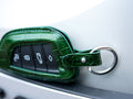 Bespoke Key Fob Cover in Green Crocodile