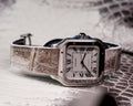 Bespoke Watch Strap in Natural Himalayan Crocodile