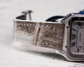 Bespoke Watch Strap in Natural Himalayan Crocodile
