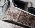 Bespoke Watch Strap in Natural Himalayan Crocodile