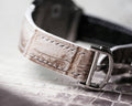 Bespoke Watch Strap in Natural Himalayan Crocodile