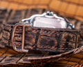 Bespoke Watch Strap in Brown Nubuck Alligator