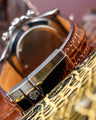 Bespoke Watch Strap in Brown Himalayan Crocodile