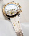 Bespoke Watch Strap in Natural Himalayan Crocodile