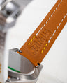 Bespoke Watch Strap in Natural Himalayan Crocodile