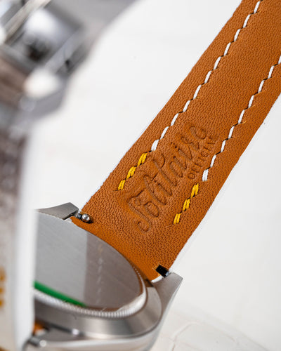 Bespoke Watch Strap in Natural Himalayan Crocodile