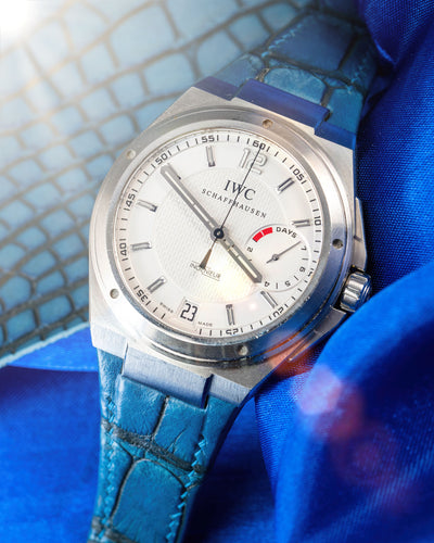 Bespoke Watch Strap in Cermaic Blue Alligator