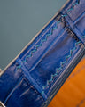 Bespoke Watch Strap in Tie Dye Blue Crocodile