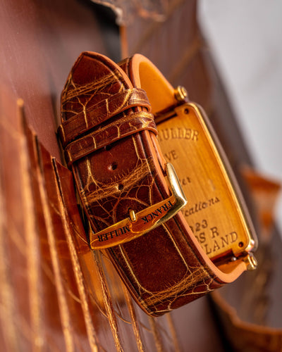 Bespoke Watch Strap in Champagne Gold Alligator